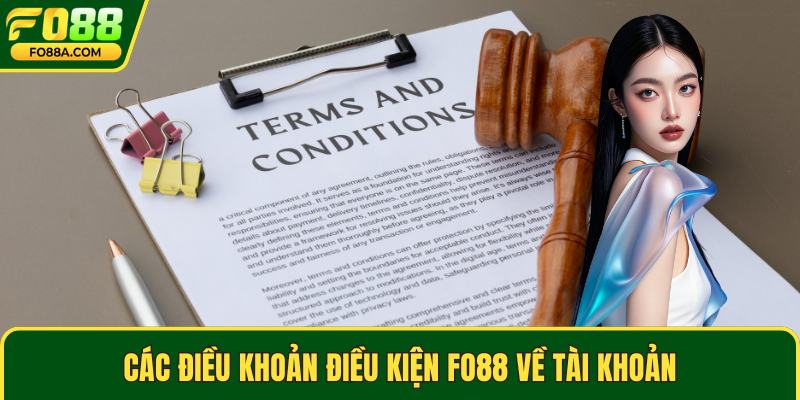 Các điều khoản điều kiện Fo88 về tài khoản