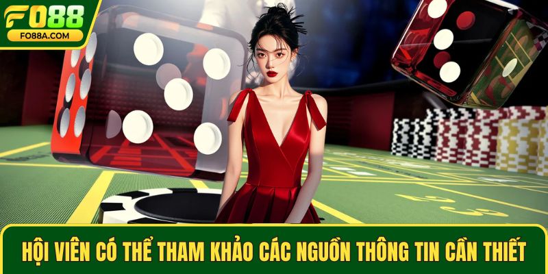 Hội viên có thể tham khảo các nguồn thông tin cần thiết
